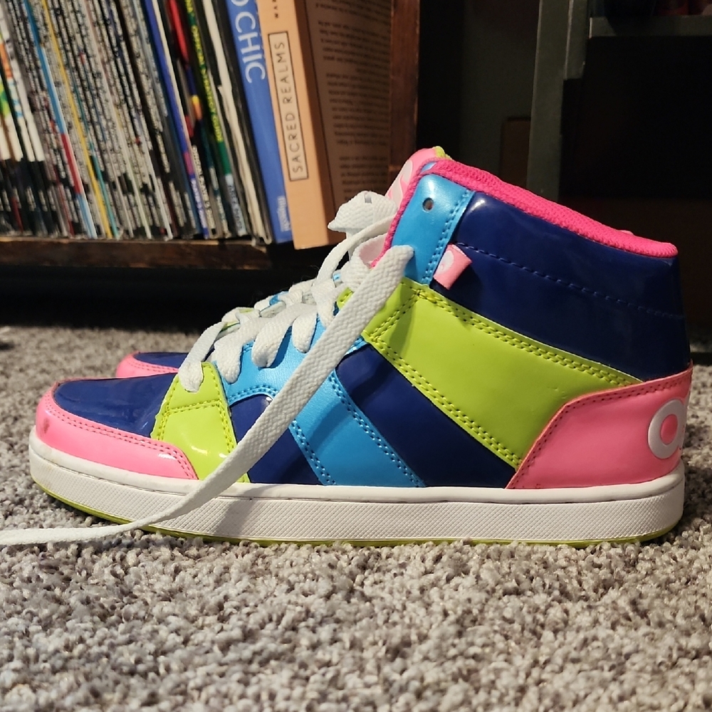 Colorful Womens unisex High-Top Sneakers